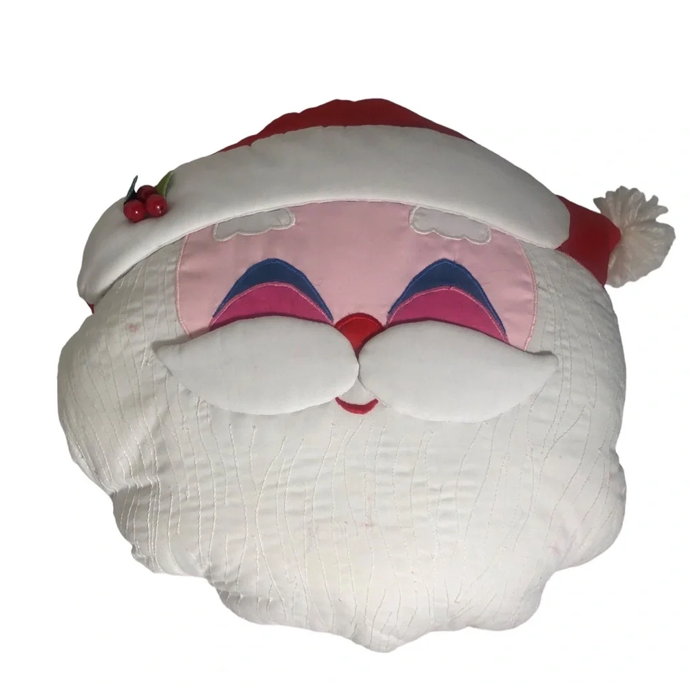 Vintage Santa Claus plush pillow Philippines polyester/cotton